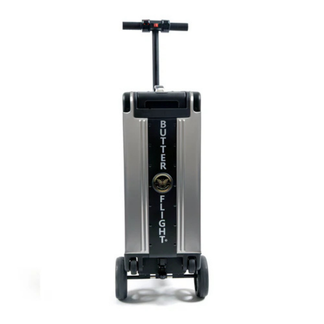 Silver Smart Electric Suitcase