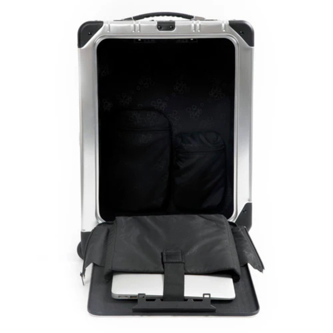 Silver Smart Electric Suitcase