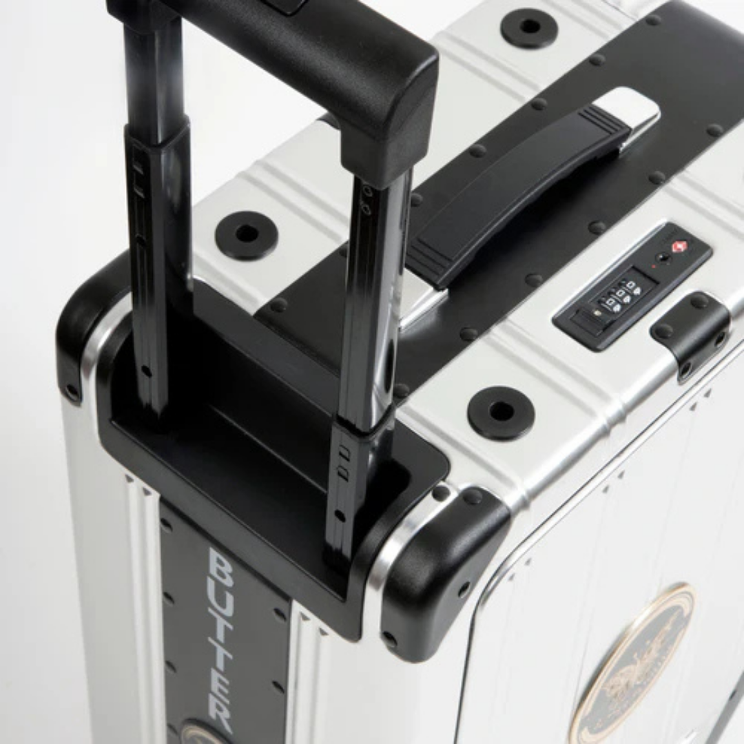 Silver Smart Electric Suitcase