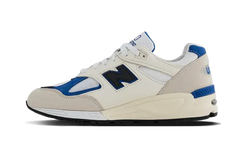 990 v2 Made In USA White Blue