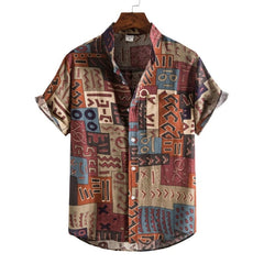 Kingswell™ | Vintage Printed Summer Shirt