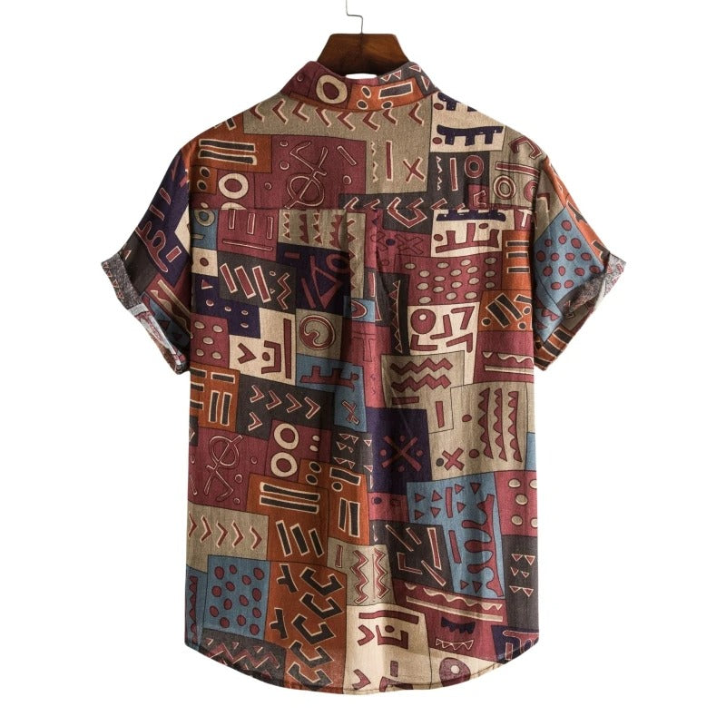 Kingswell™ | Vintage Printed Summer Shirt