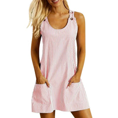 Aurelia™ | Striped Patchwork Mini Dress for Women