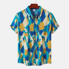Kael™ | Men’s Hawaiian Stripe Shirt