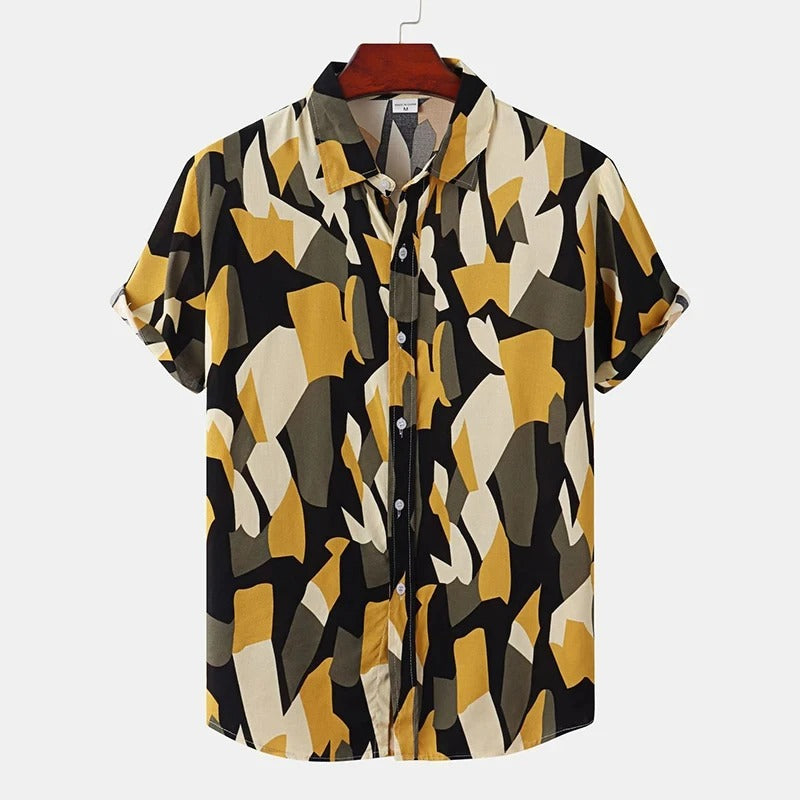 Kael™ | Men’s Hawaiian Stripe Shirt