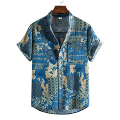 Kingswell™ | Vintage Printed Summer Shirt