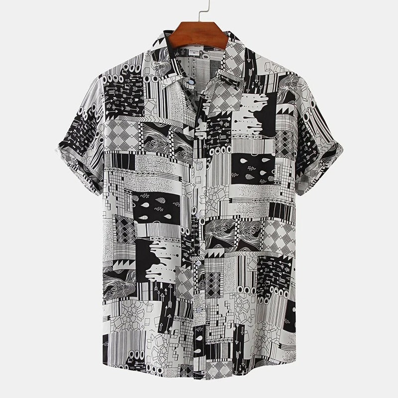 Kael™ | Men’s Hawaiian Stripe Shirt